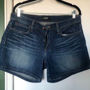 Designer denim shorts